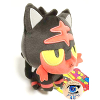 Officiële Pokemon center knuffel Litten +/- 14CM pokedoll
